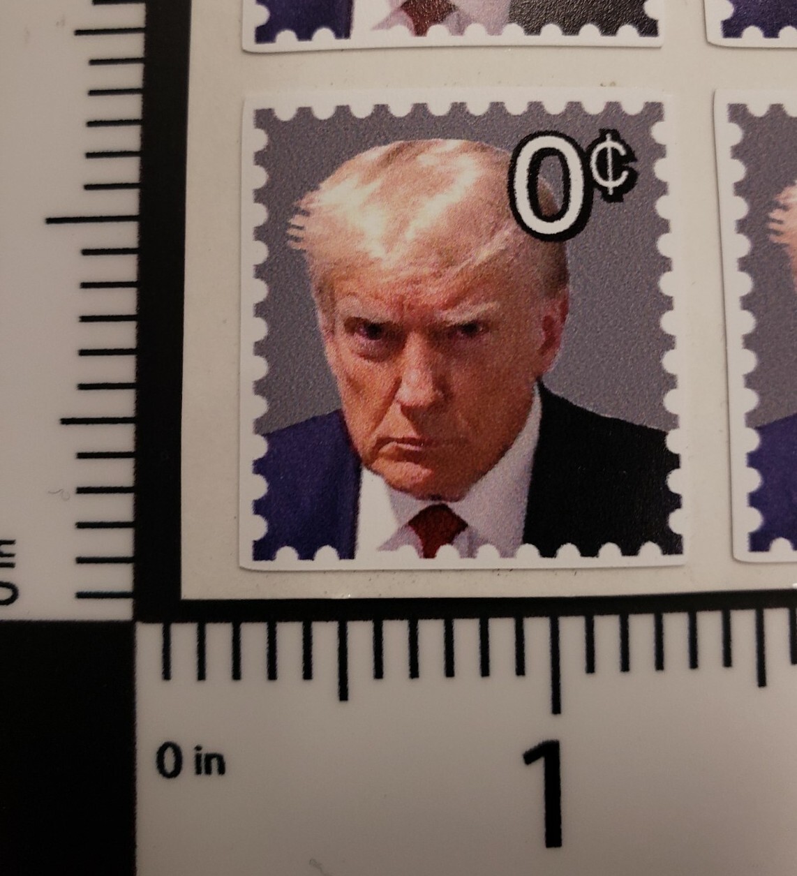 Donald Trump 0 cent NOVELTY STAMP 24 pack Presidential Zero Cents stamps for FUN