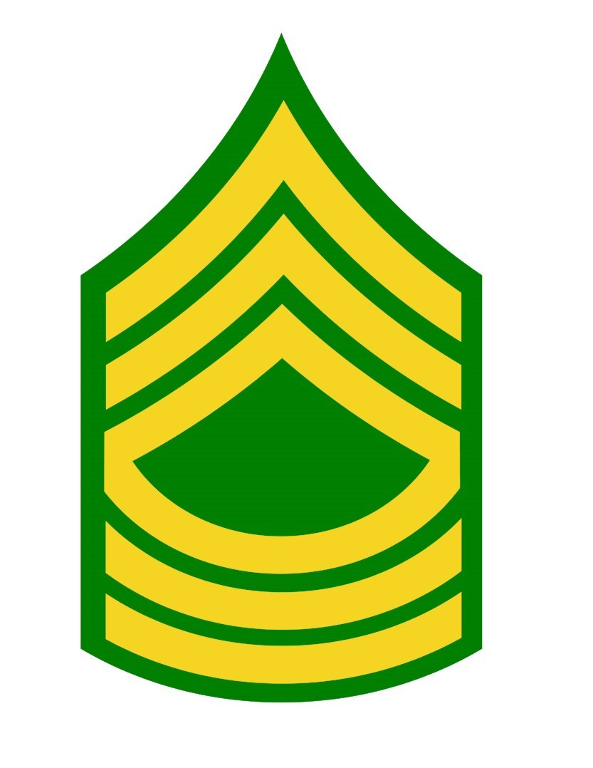 2x U.S. ARMY E-8 MASTER SERGEANT RANK Car Vinyl Decal/Sticker 1.12" x 2.0" 2pcs