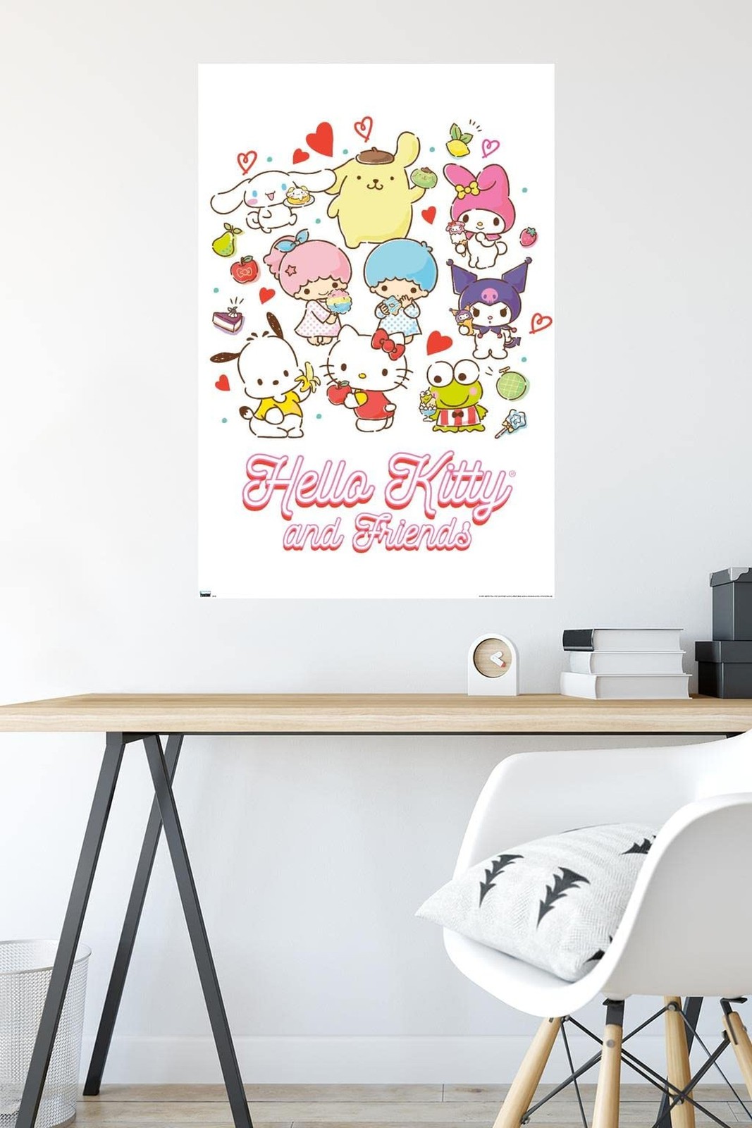 Hello Kitty and Friends: 23 Favorite Flavors – Kawaii Wall Poster, 34L" x 22….