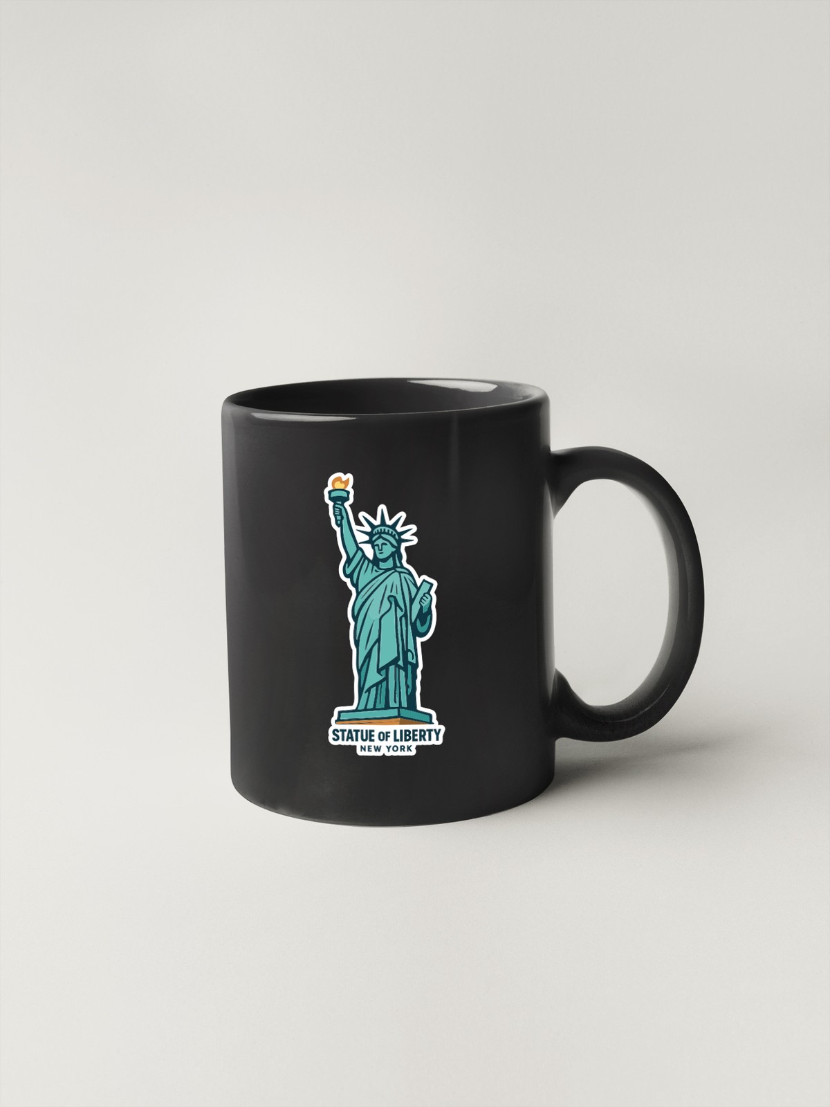 Statue of Liberty New York Sticker Decal Vinyl Die-Cut Symbolic Landmark Design