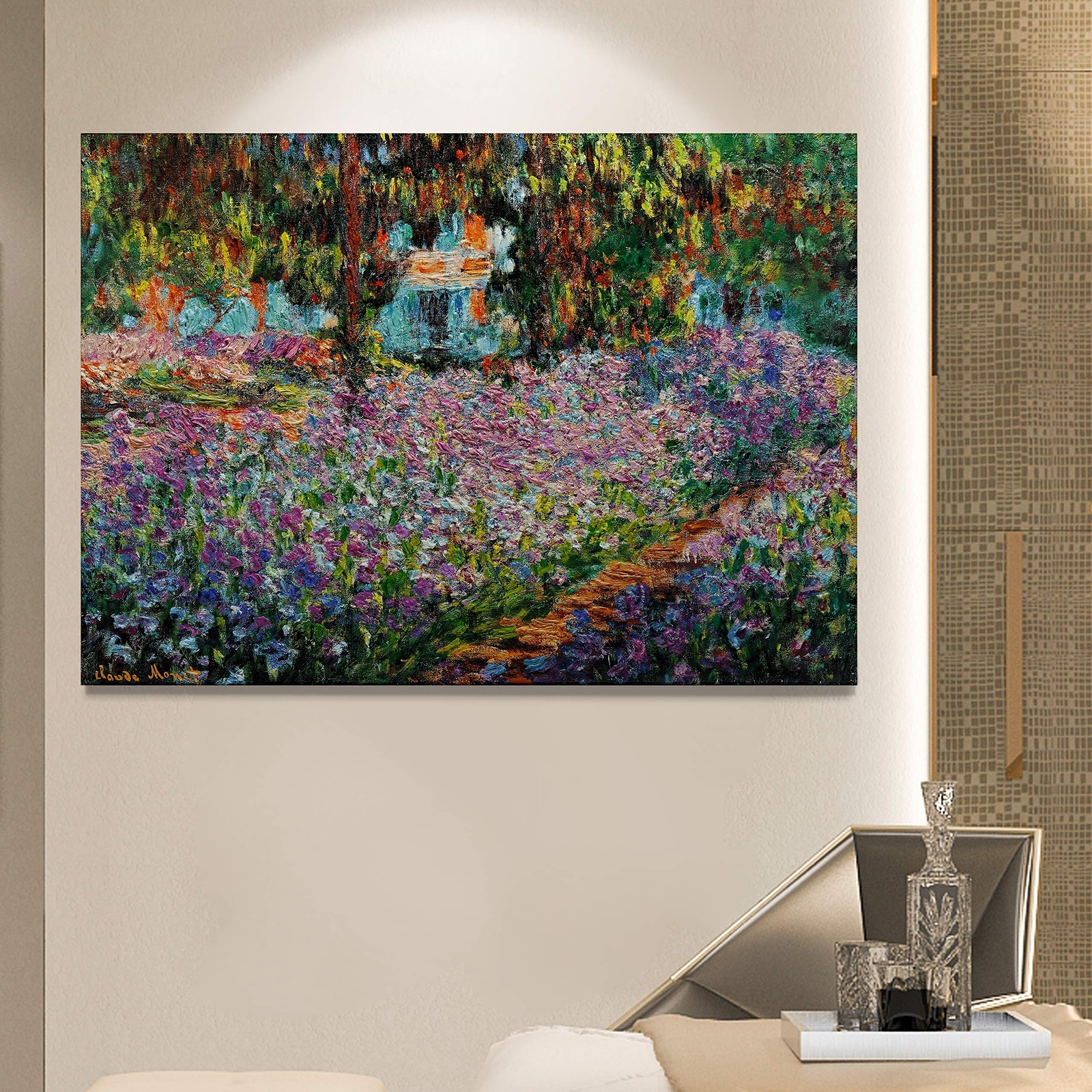 Irises in Monet's Garden, 1900 03 Canvas Prints Wrapped Gallery Wall Art | Re…