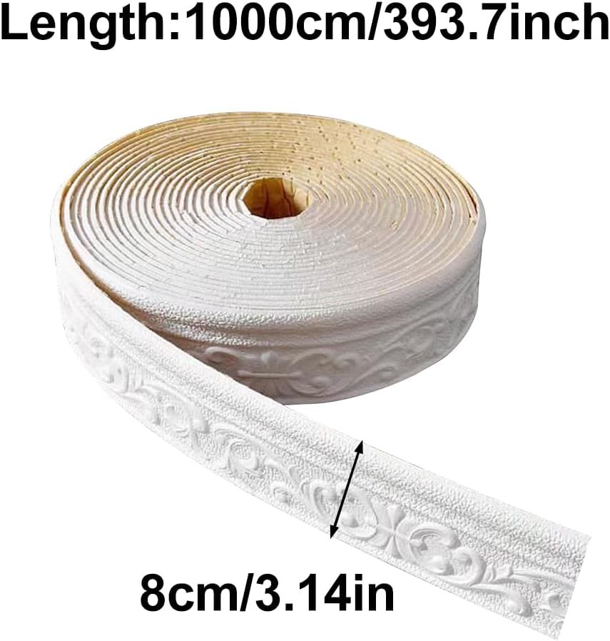 32.8 Ft DIY Decorative Border Tape for Walls & Furniture,Self Adhesive Trim