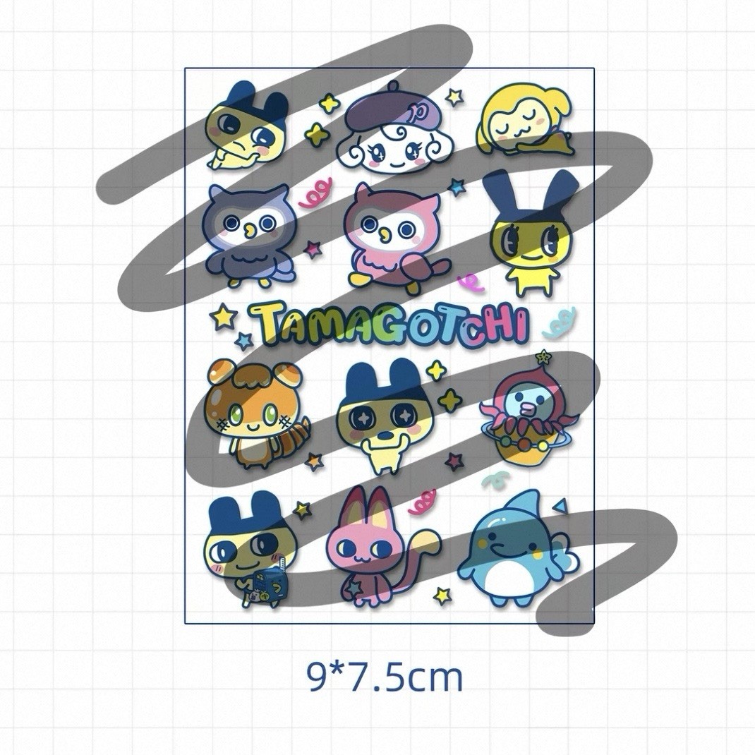 1 x Tamagotchi UV DTF Transfer Sticker Wrap DIY Mug ⭐️4×5 Inches 5014