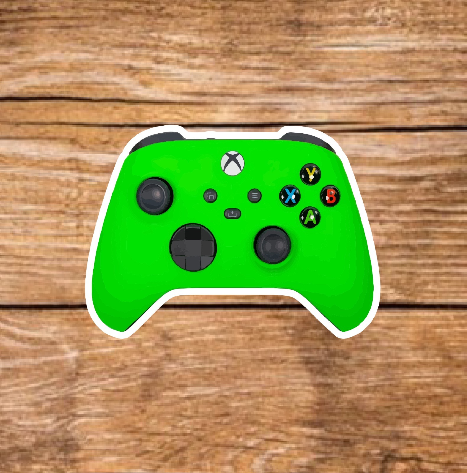 Game Controller – 2 Pages (20 Sticker Set) 3in, Waterproof, Glossy Finish.