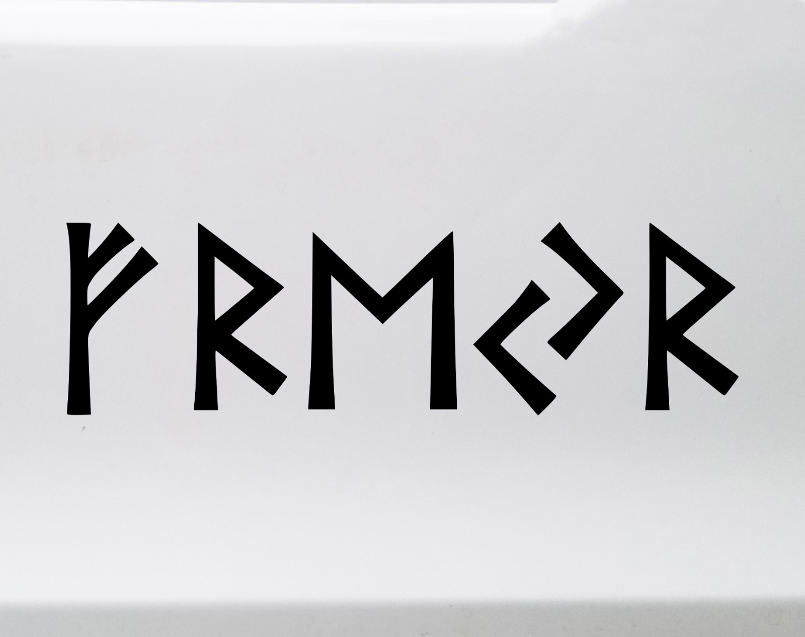 Freyr in Elder Futhark Vinyl Decal – Viking Norse Mythology God Die Cut Sticker