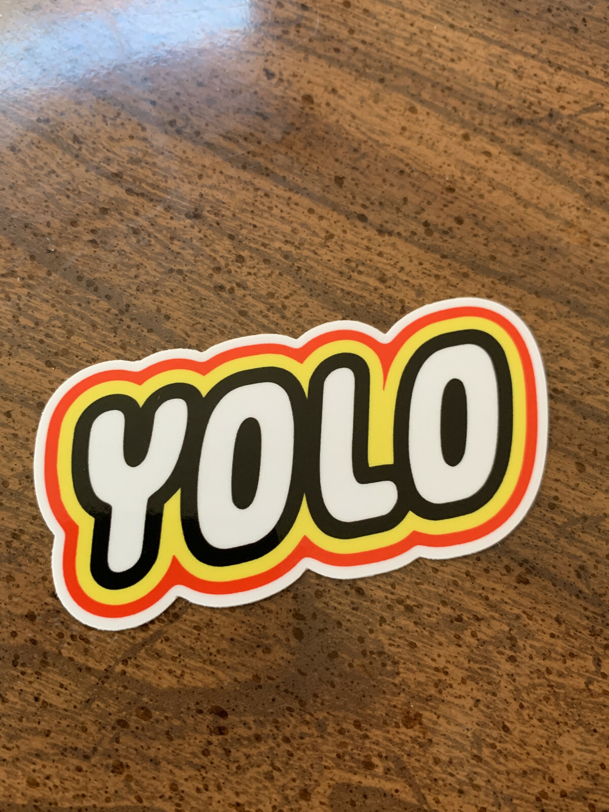 YOLO LEGO logo parody High Quality Premium Vinyl Sticker for Bottle Car Laptop