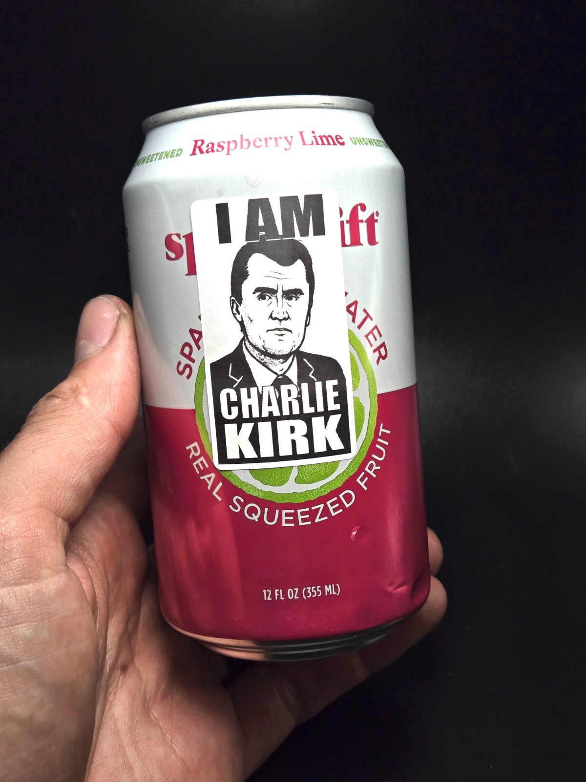 "I AM CHARLIE KIRK" 25-500pc stickers bulk labels silence opinion we are freedom