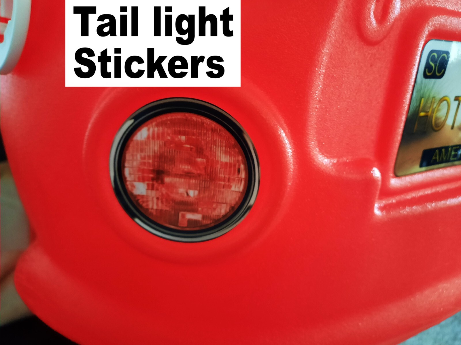 Headlight and Tail Light Replacement Sticker Kit Fits little tikes Cozy Coupe