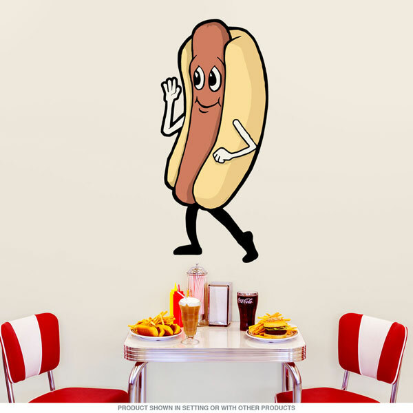 Hot Dog Dancing Movie Snacks Wall Decal Home Theater