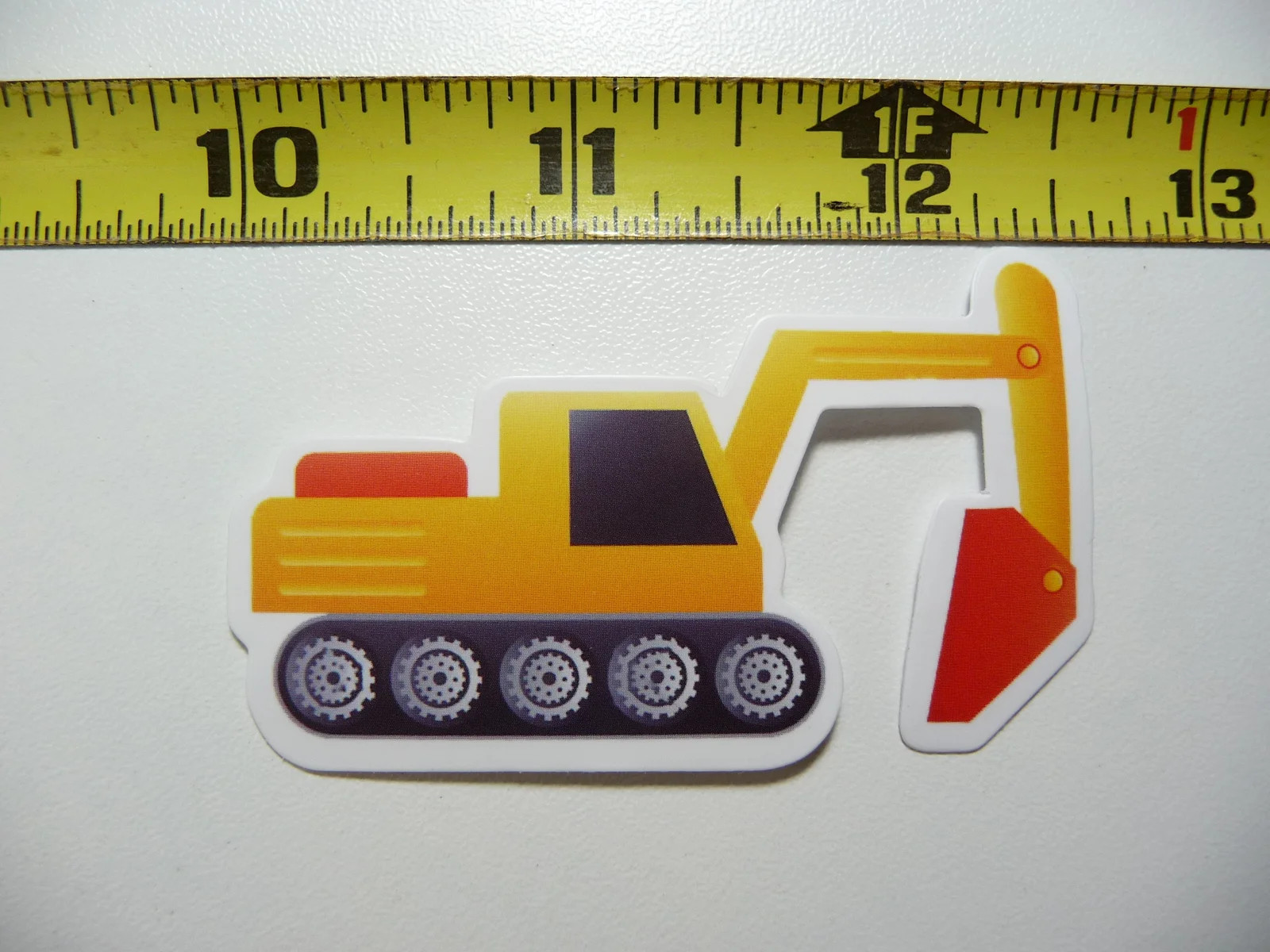 HEAVY DUTY GRAVEL PIT FRONT END LOADER SMALL STICKER DECAL EQUIPMENT