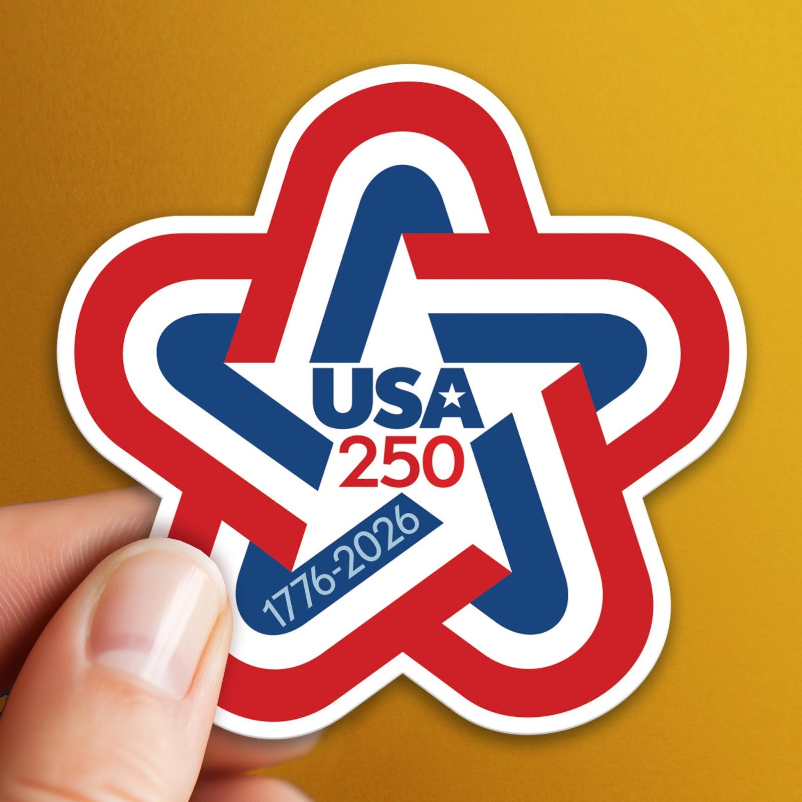 USA Die Cut Stickers – vinyl decals America, Semiquincentennial, 250 Freedom