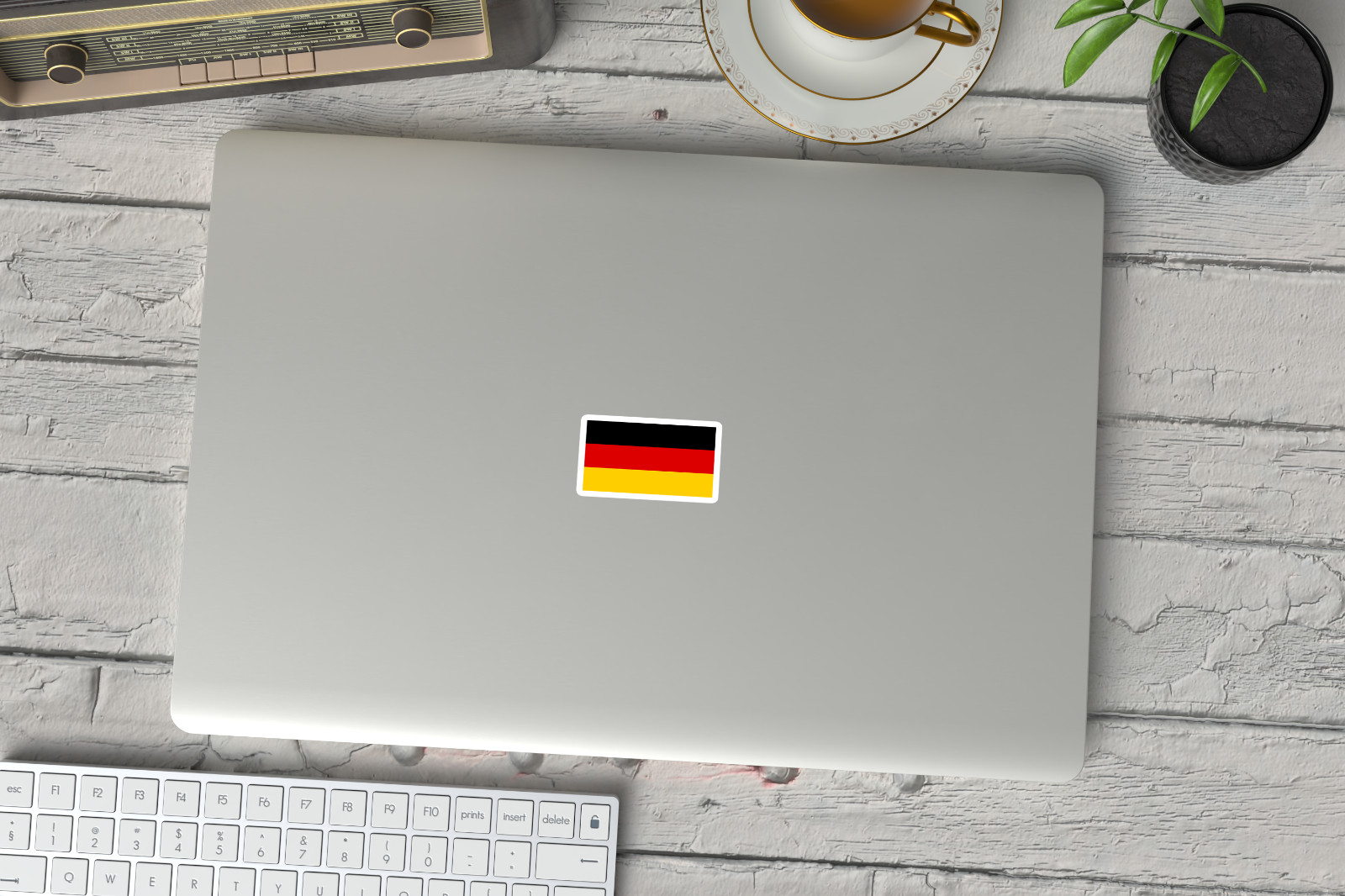 German Flag Sticker Pack – 6 High-Quality Vinyl Decals – Germany Flag