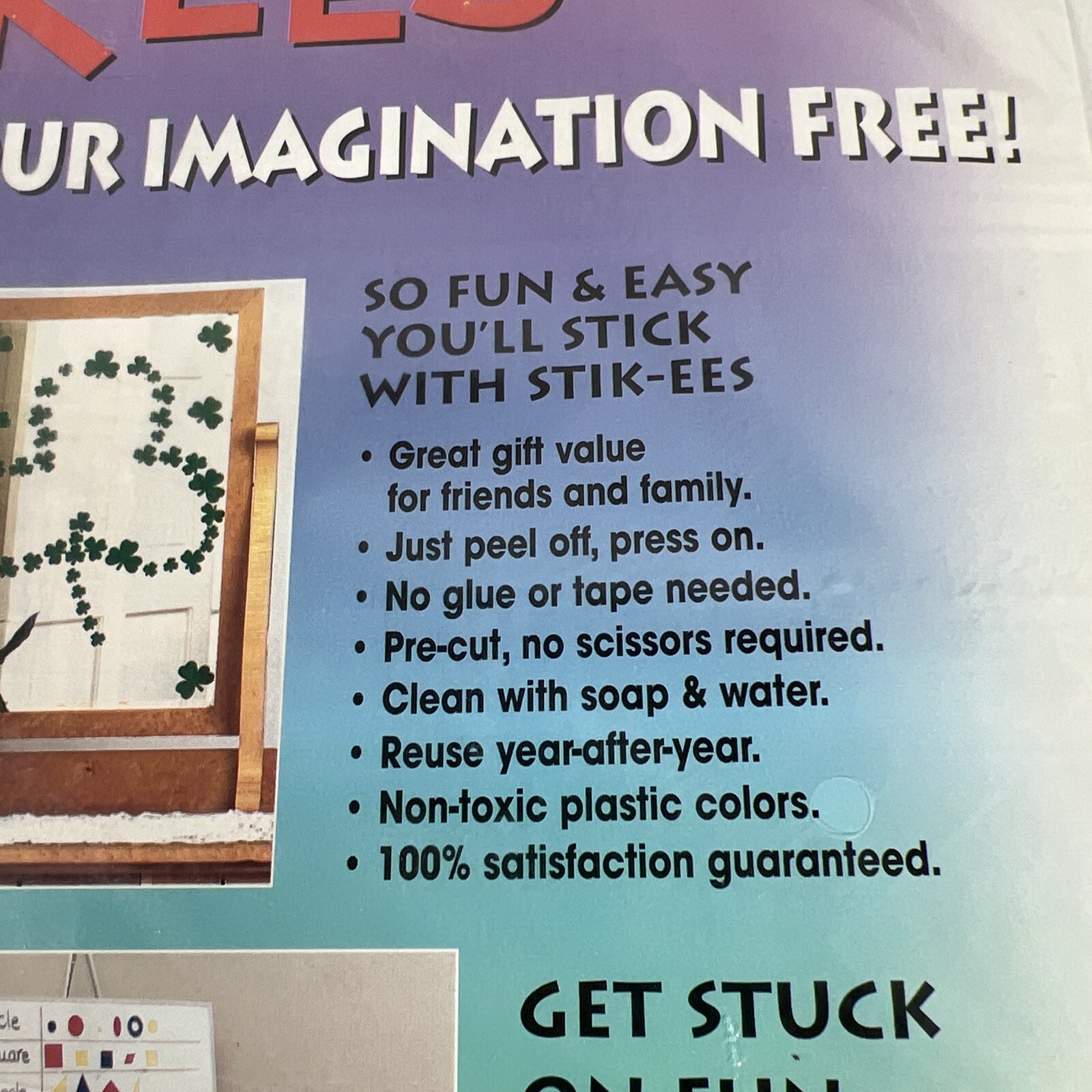 Stik-EES "Action Andy" Reuseable Window Clings Sticks Fireman Heroes Officer Fun