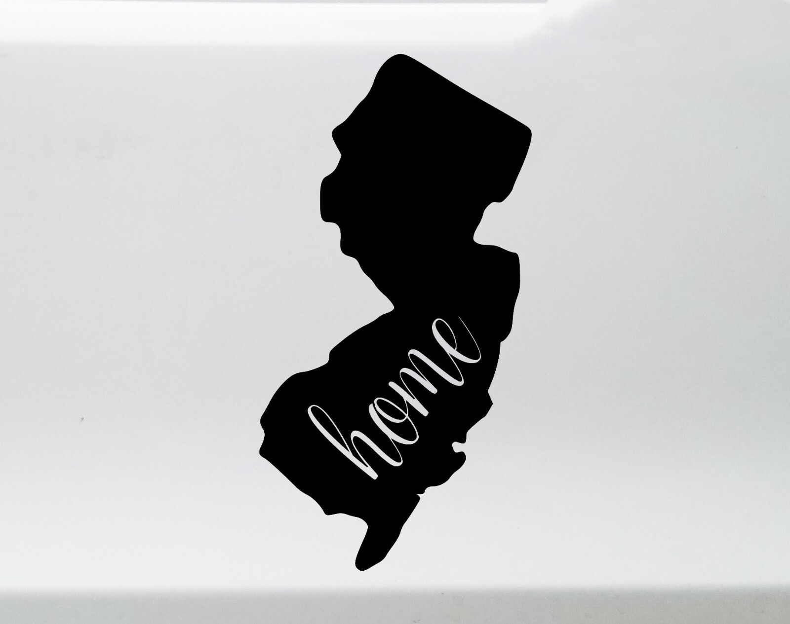 New Jersey Vinyl Decal – Home State Native New Jerseyan – Die Cut Sticker