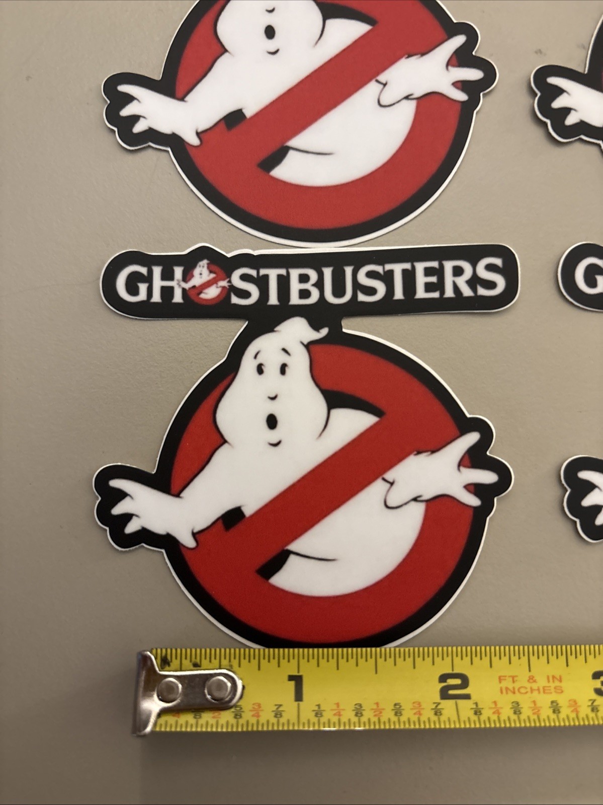 6 Pc GHOSTBUSTERS (Sticker Decal Lot Are Dishwasher Safe) Mugs Laptops Car