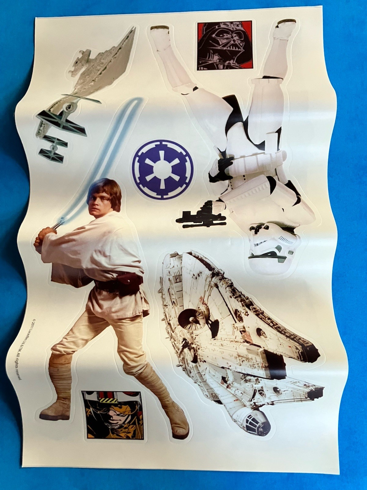 Star Wars Classic Peel and Stick Wall Decals – Removable Stickers – 31 Total NEW