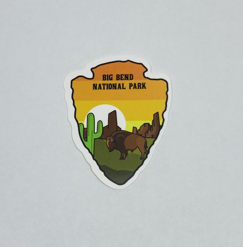 Big Bend National Park Sticker Texas Travel Decal Vinyl Souvenir Tc6