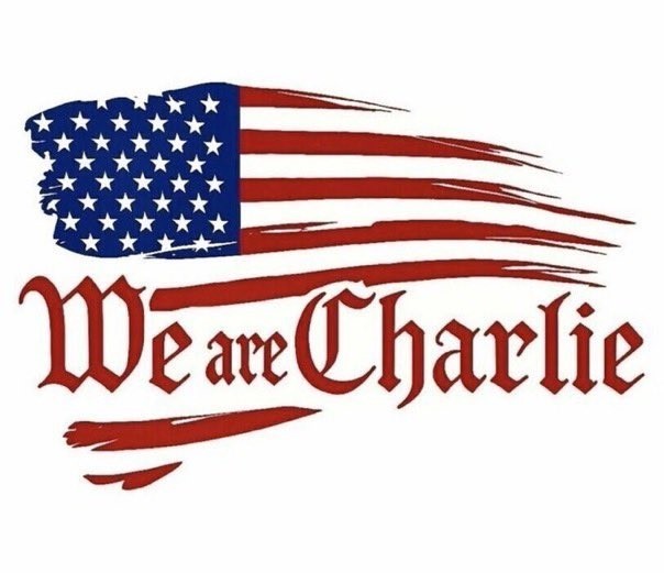 Charlie Kirk, We Are Charlie, Vinyl Die Cut Sticker