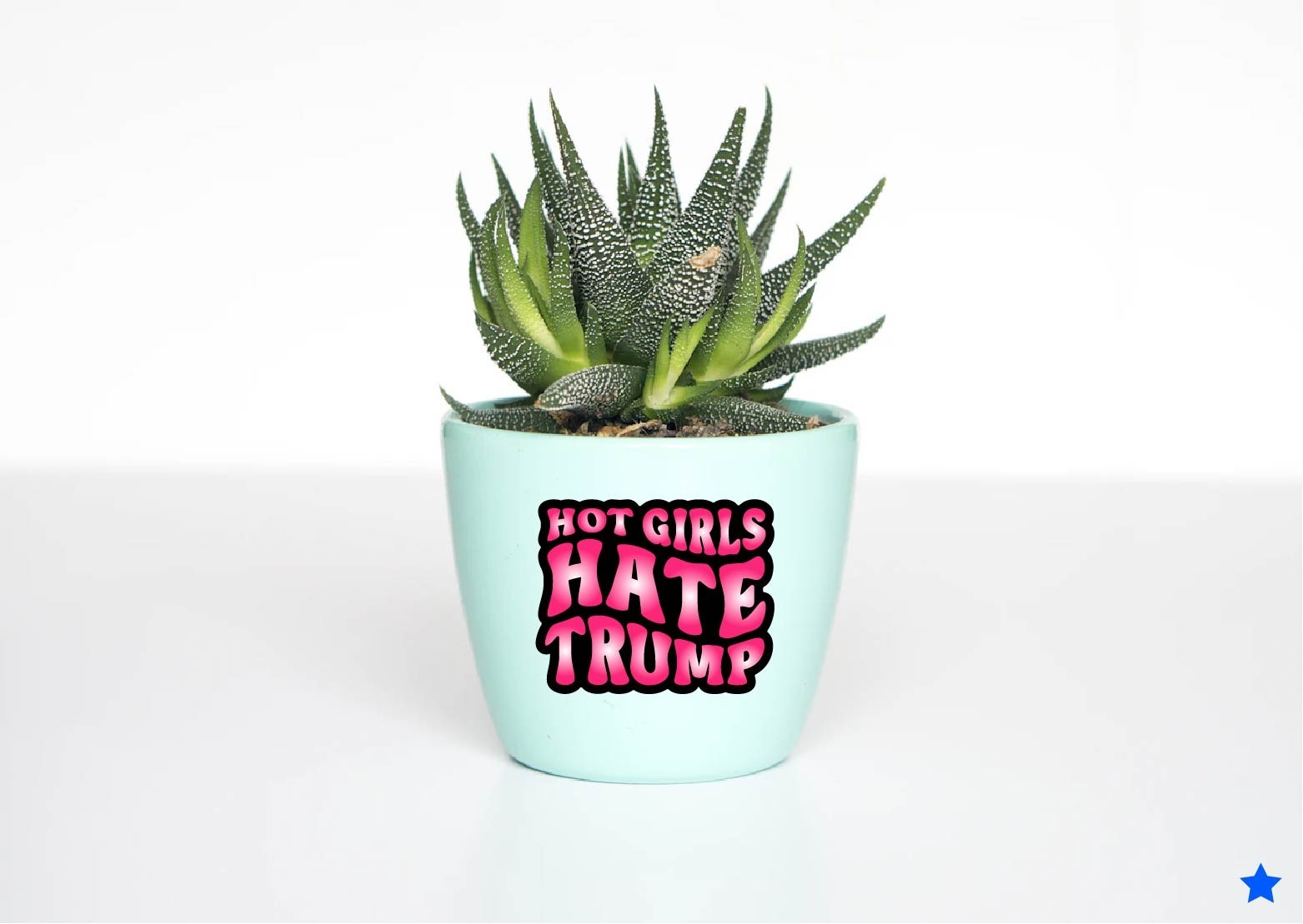 Hot Girls Hate Trump Decal Sticker Anti MAGA Political No Kings Protest Democrat
