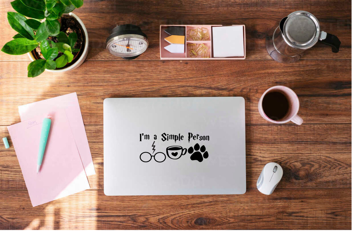 Simple Person Decal Sticker – Magical Car Decor – 6555