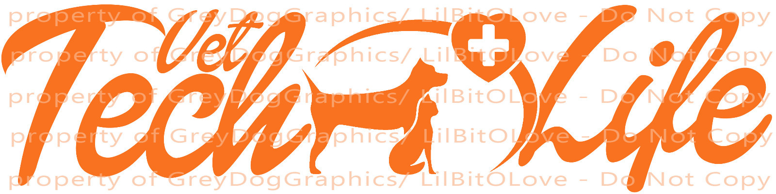 Vet Tech Life Vinyl Decal Veterinary Medicine Animals Technician Sticker Pets