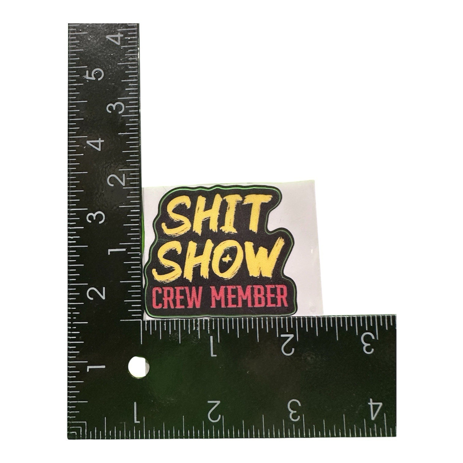 2 PACK SET – $HIT SHOW CREW MEMBER 2” VINYL DIECUT STICKER FUNNY SARCASTIC LOT