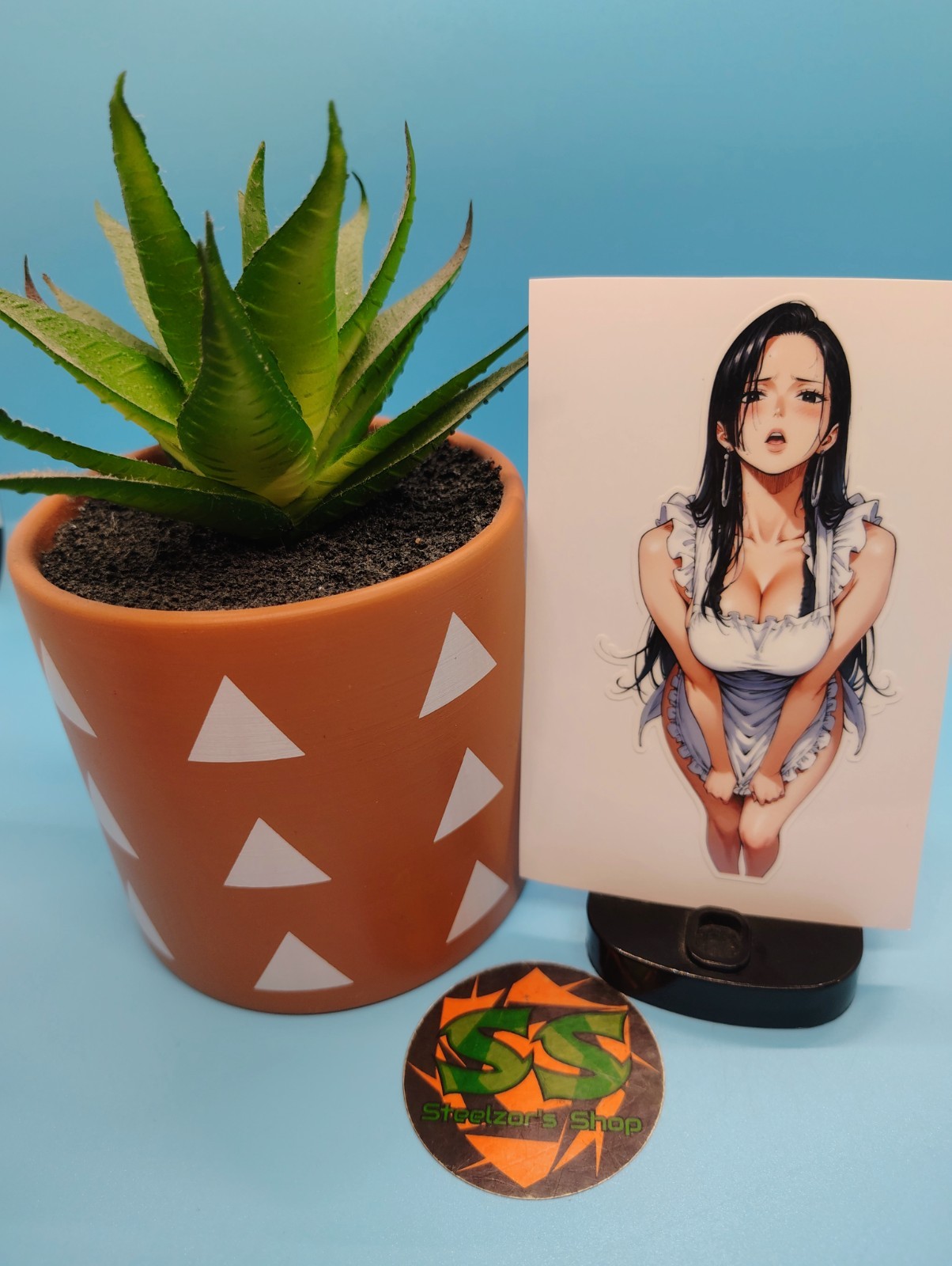 (4.5 Inches) One Piece – Boa Hancock (Oppai #6) – Water-Resistant Vinyl Sticker