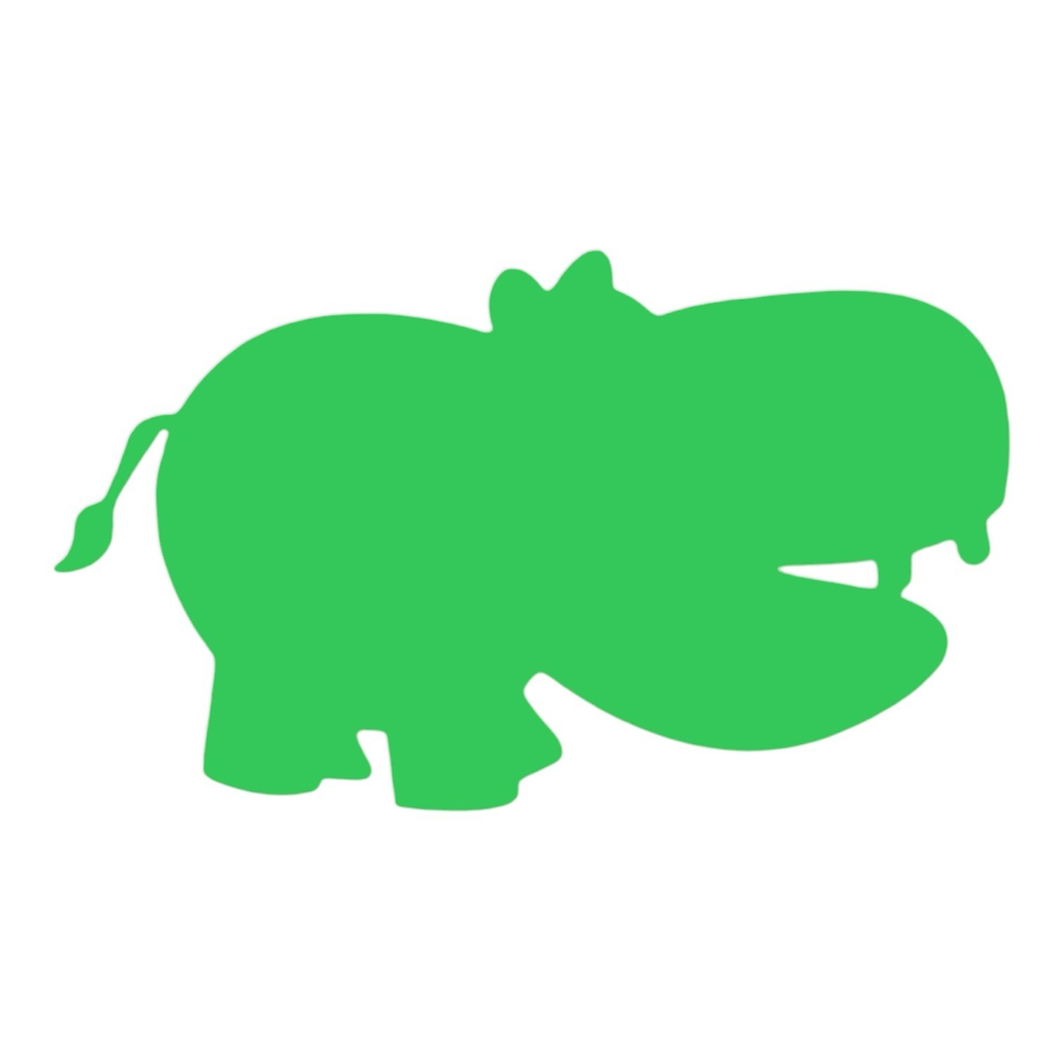 Baby hippo Decal for car Windows Laptops most Smooth Surfaces