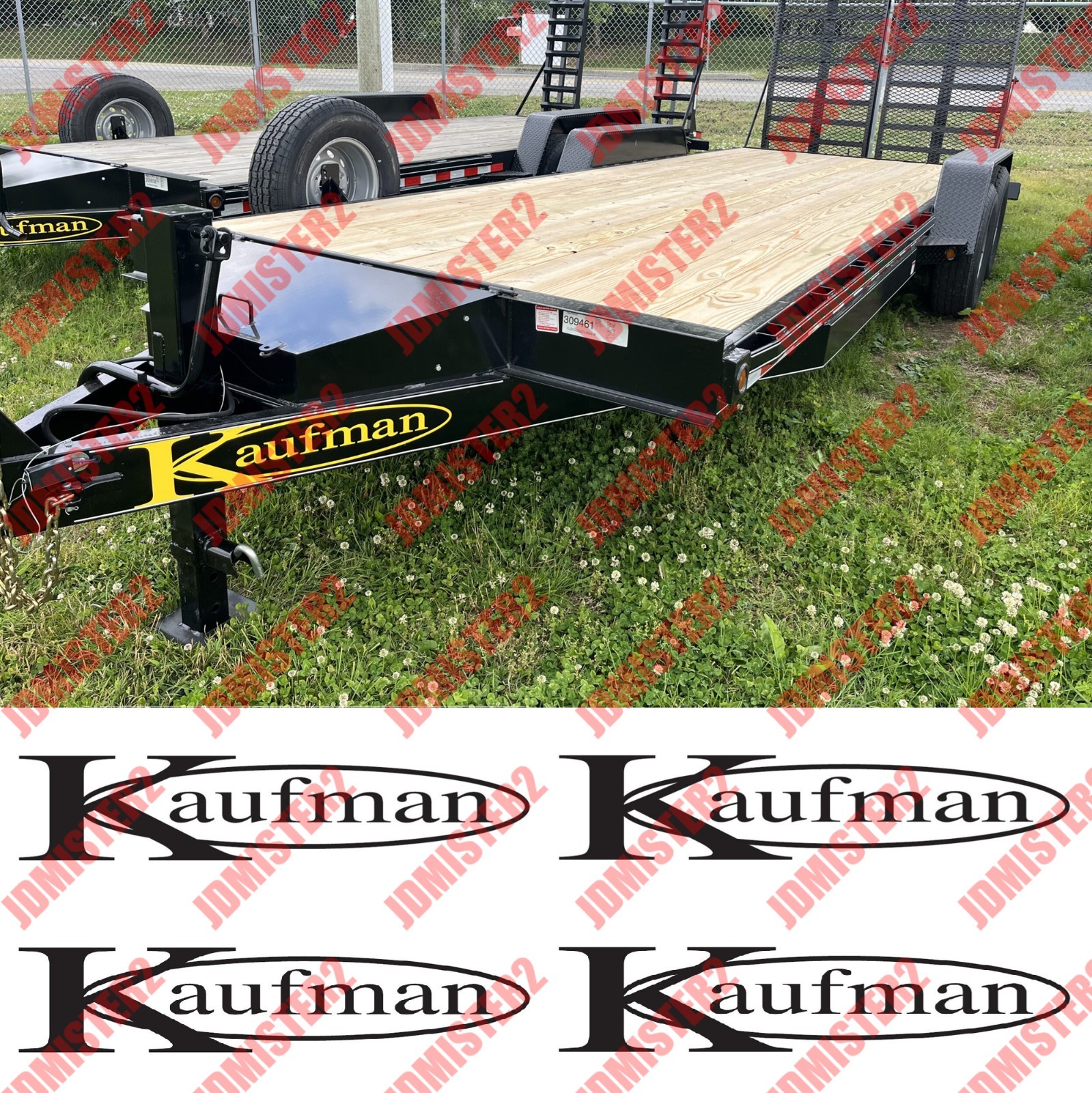 Kaufman Trailers Decals Kaufman Die Cut Vinyl Stickers – Any Size Any Color
