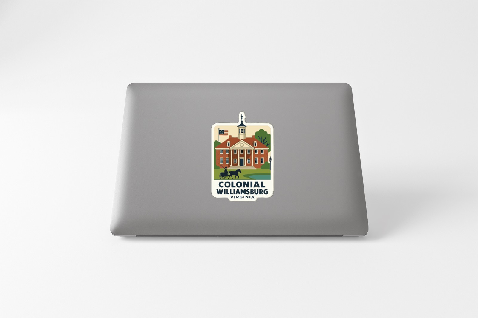 Colonial Williamsburg Virginia Sticker Decal Vinyl Die-Cut Symbolic Landmark