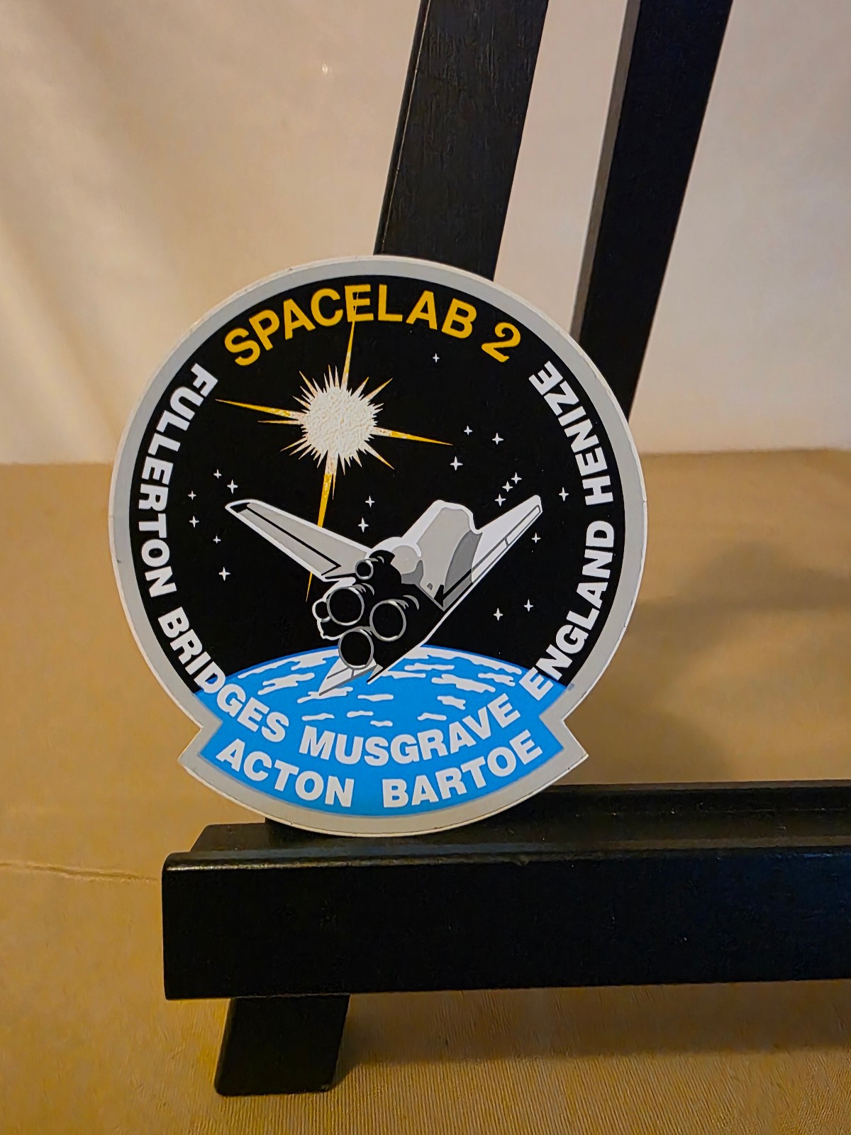 Spacelab 2 (STS-51F) mission sticker 3 1/2 inches