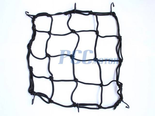 12" X 12" Motorcycle Bike ATV Cargo Net Bungee Carrier Helmet 30x30mm V NE01