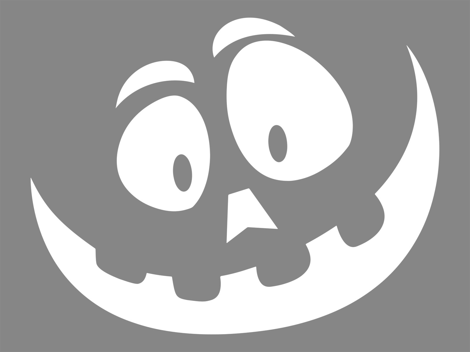CARVED FACE Halloween Scary Jack O Lantern Pumpkin Fall Vinyl Decal Sticker