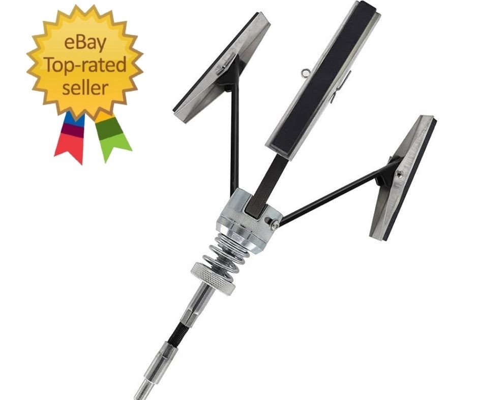 Engine Cylinder Hone Tool 2"-7" Diameter Adjustable Deglazer with 3-Piece 4" Lon