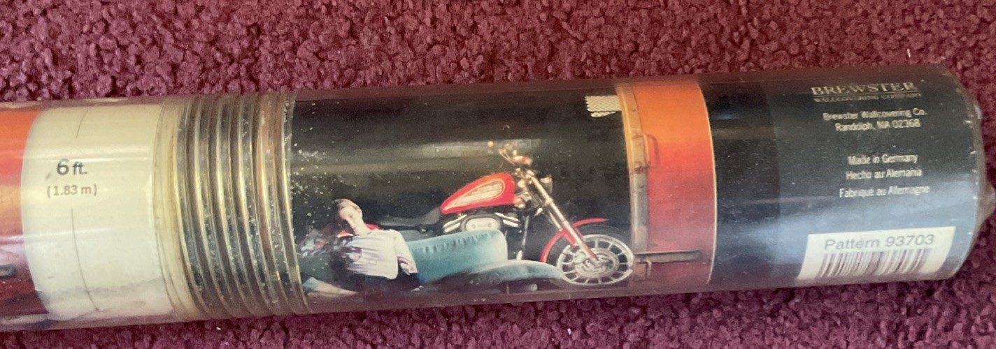 Harley-Davidson 6ftx9ft Sportster Box Car Motorcycle Giant Wall Mural