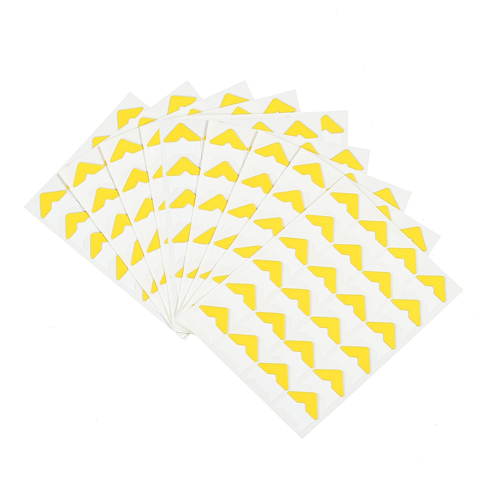 15Sheets/240Pcs Photo Corners Adhesive DIY Picture Mounting Sticker Yellow