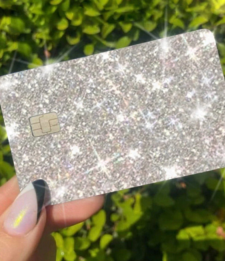 ExotixCard The Original Reflective Sticker Ultra Bling Debit – Credit Card Skin