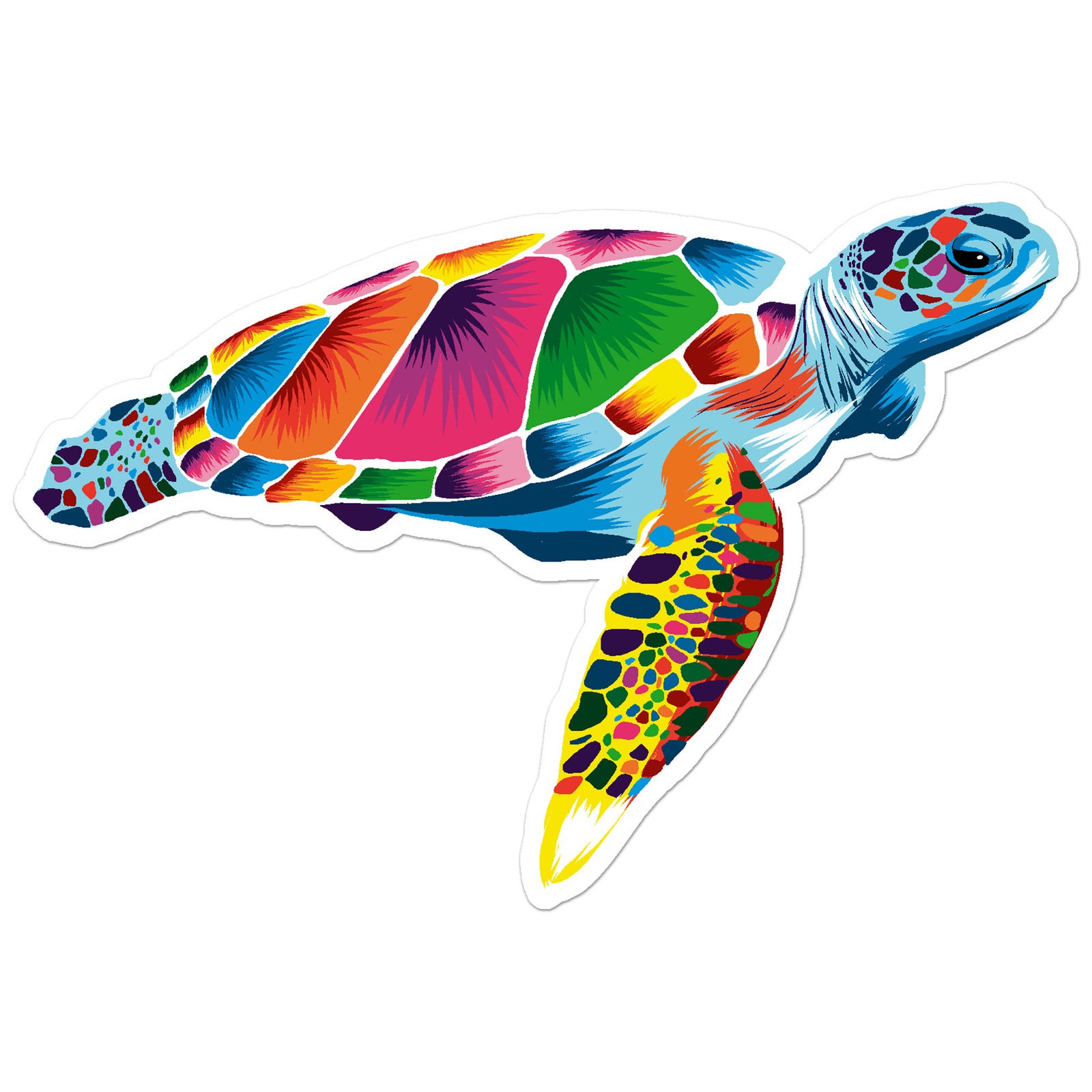 Sea Turtle – Vinyl Decal Sticker – Car Window Laptop – ebn8589