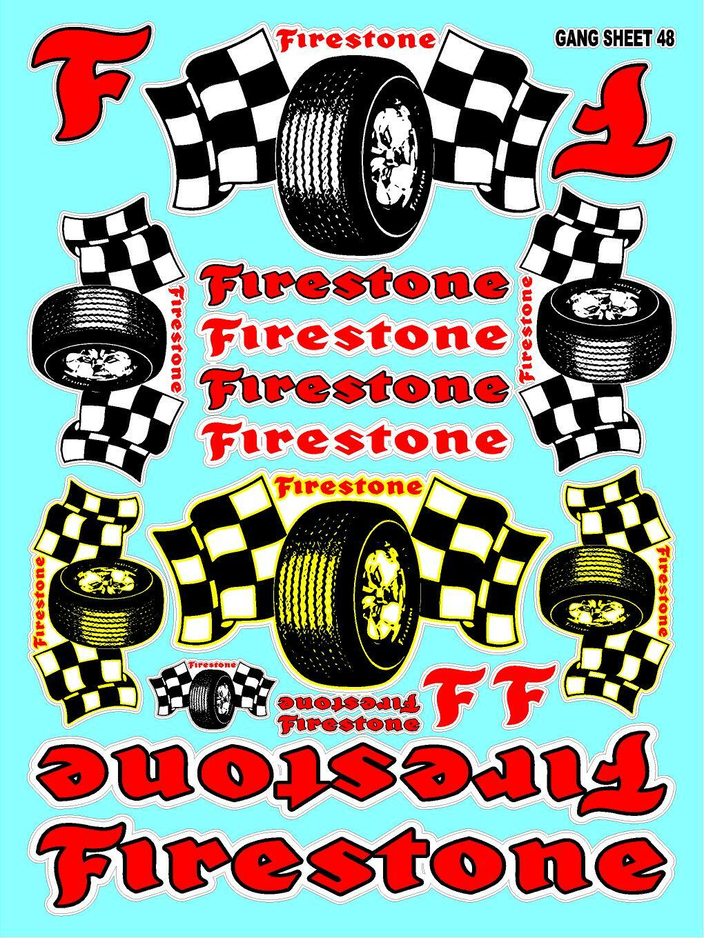 r/c car- WHITE VINYL Sticker Gang SHEET 48 -R/C MODEL Decals 1/12 -1/10-Axial