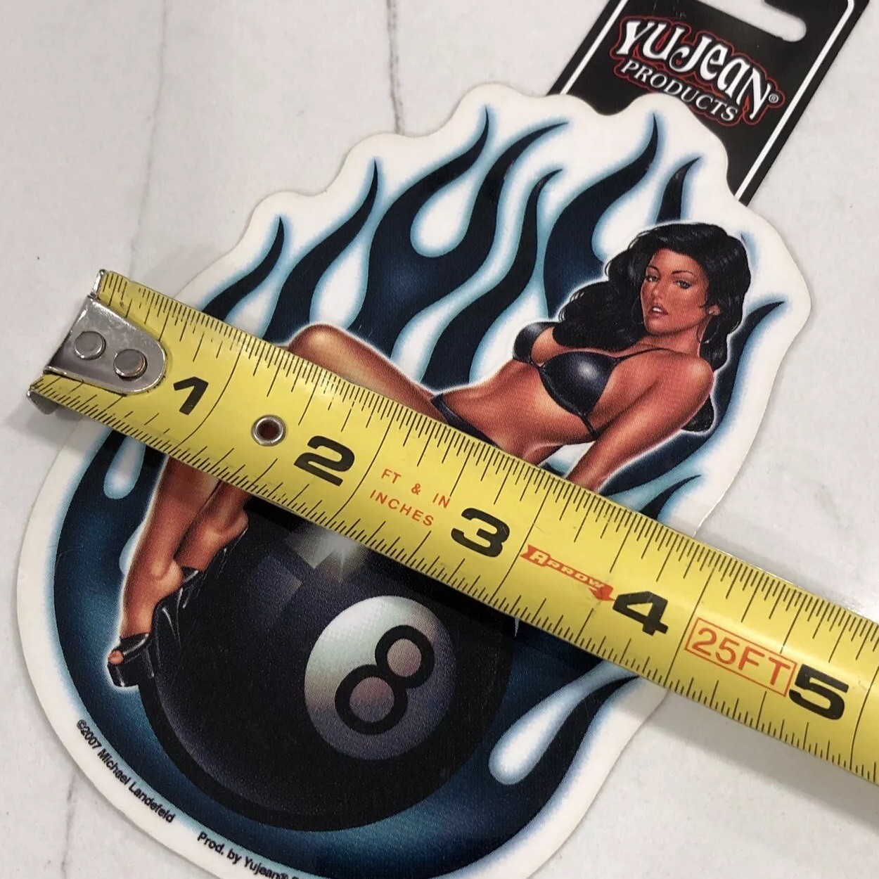EIGHTBALL LADY BY Michael Landefeld STICKER DECAL 2007 YUJEAN