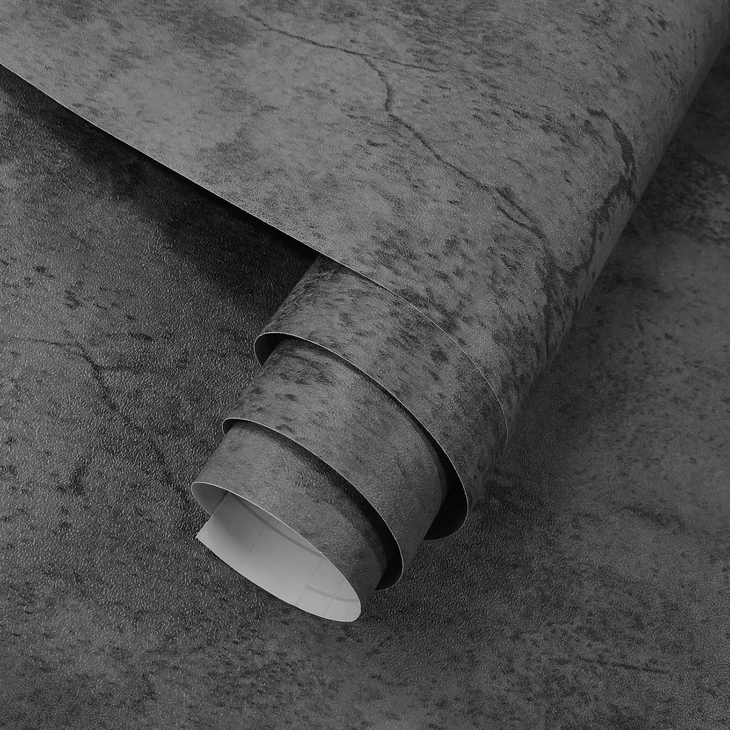 16"×118" Thick Blue Grey Peel and Stick 16" x 118",