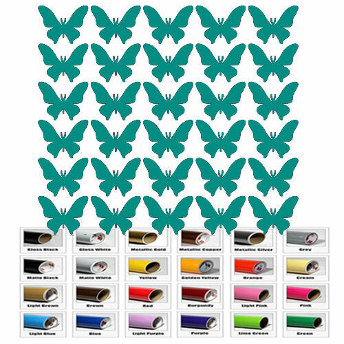30 Butterfly Stickers Nursery Decal for DIY kids play room wall window decor