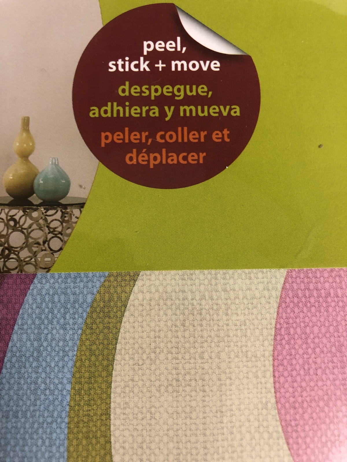 Wall Pops! 4 Blox Twister Safe For Walls Wall Art Peel Stick Move Removable Reus