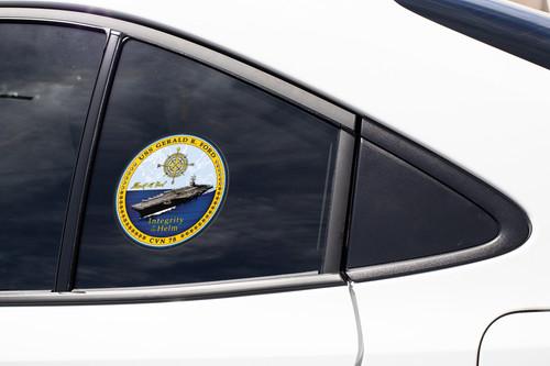 CVN-78 USS Gerald R. Ford Badge Sticker Decal