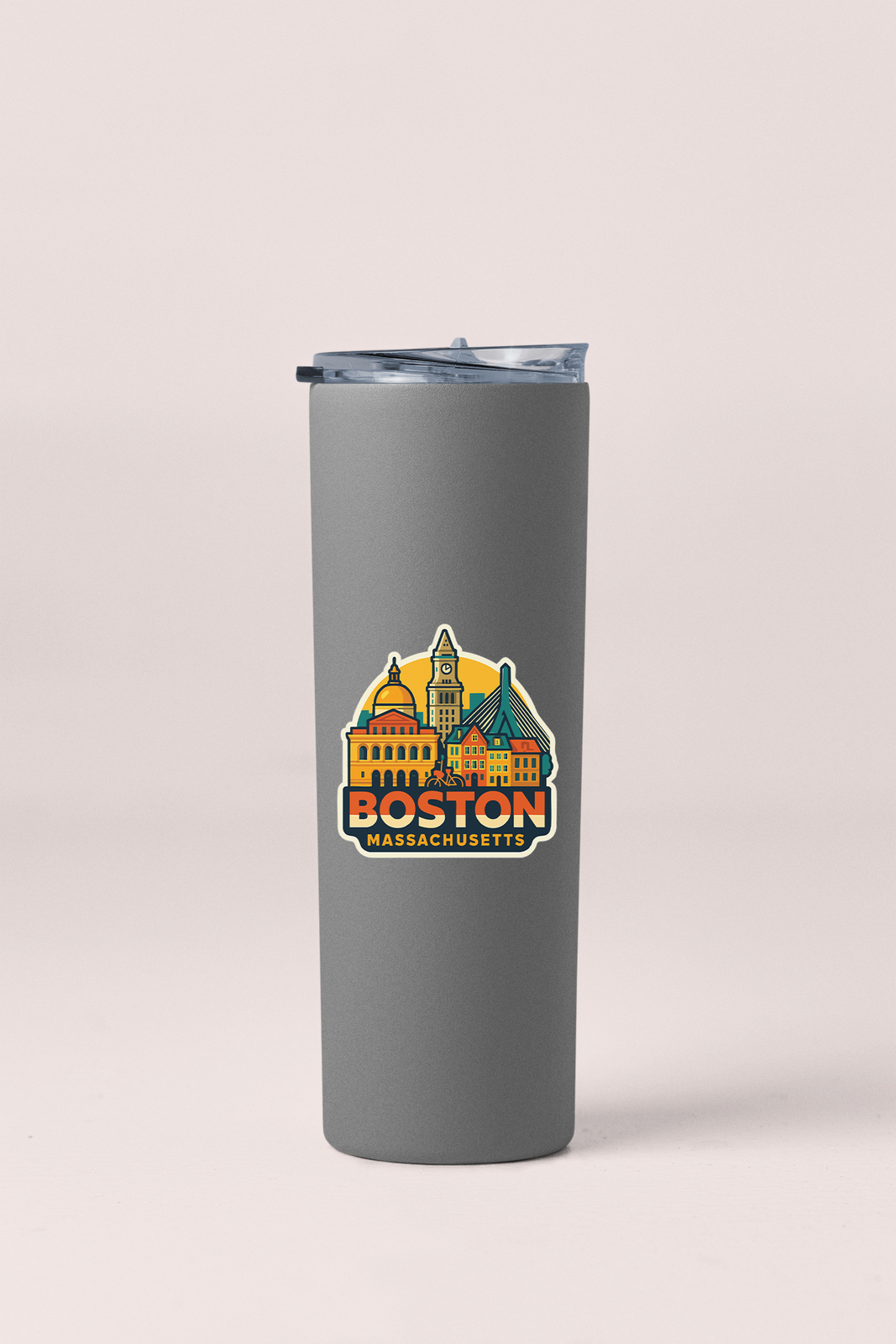 Boston Sticker Decal Vinyl Die-Cut City Skyline Landmark Design