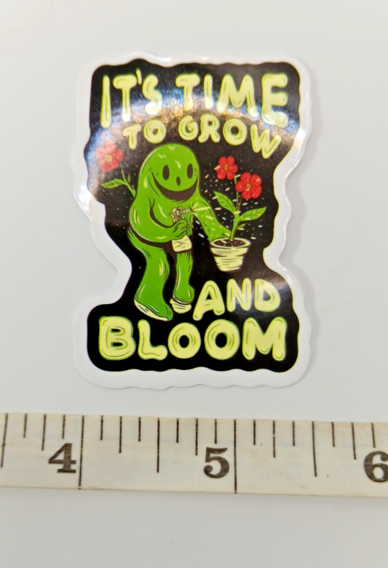 Plants-Succulent-Funny Humor Motivate Vinyl Sticker-Decal-NWOT-Free Shipping!
