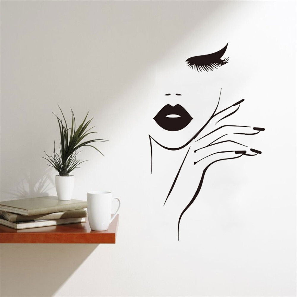 Wall Sticker for Spa Nail Manicure saloon Fashion Studio Wall Home Decal