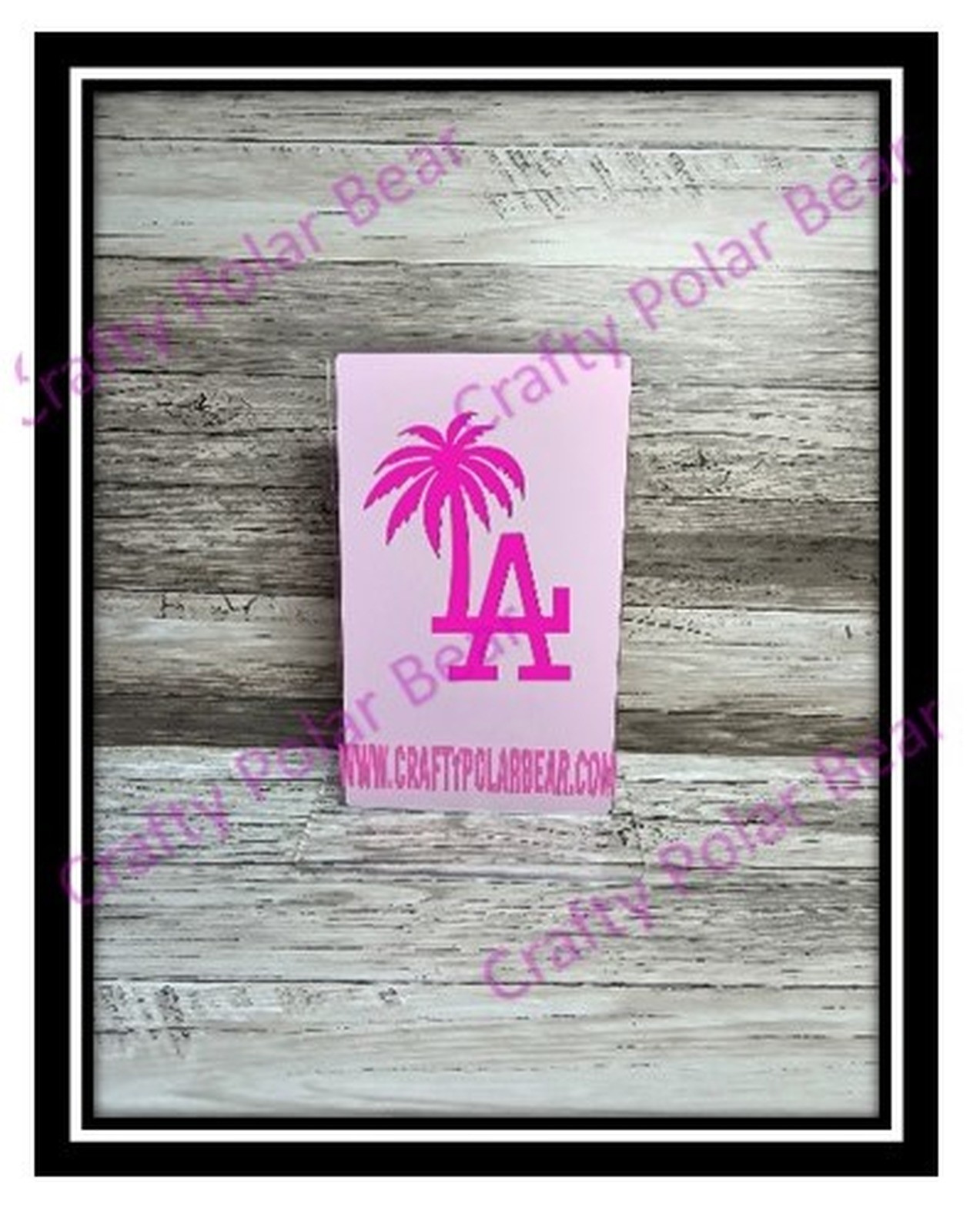 LA Dodgers Vinyl Die Cut Laptop Car Truck SUV Boat Window Decal Sticker Pink
