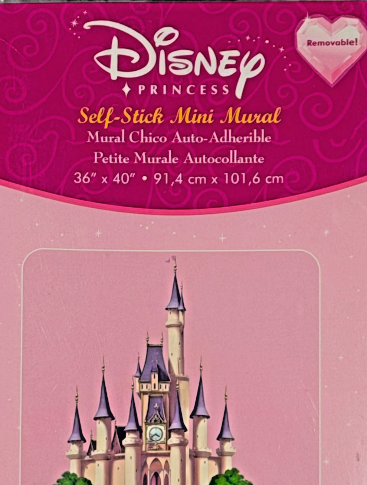 Disney Princess Wall Decal Lot Castle Mural & Wall Art NIP Imperial USA
