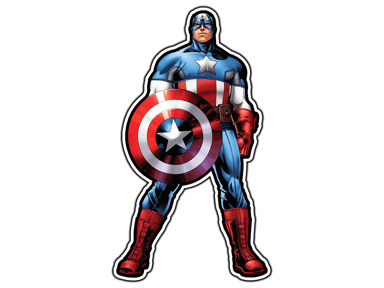 #0829 Captain America #3 Superhero Sticker Waterproof Vinyl Decal Die-Cut Car